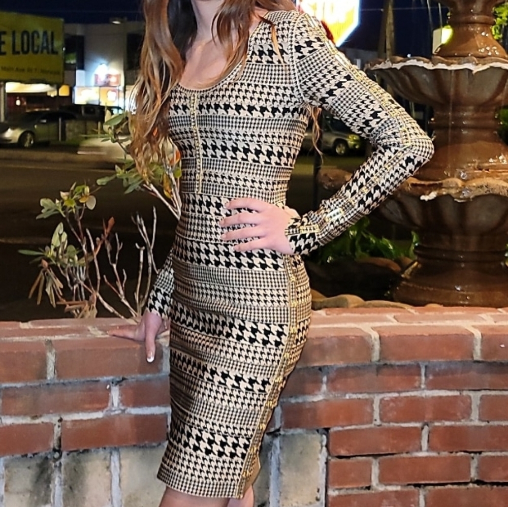 Herve Leger bandage dress
